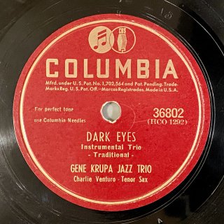 ジーン・クルーパ(ds:1909-73): 黒い瞳／LEAVE US LEAP