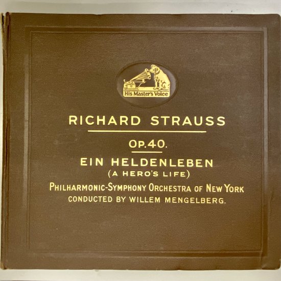 ウィレム・メンゲルベルク(cond:1871-1951): 交響詩「英雄の生涯」op.40（R.シュトラウス）