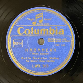 ギラ・ブスタボ (Vn:1919-2002): スペイン舞曲集より「ハバネラ」op.21-2（サラサーテ）／パントマイム（ファリャ）
