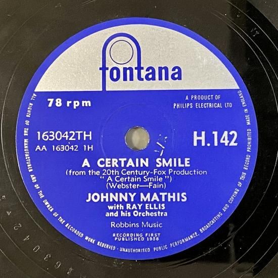 ジョニー・マティス(vo:1935-) : LET IT RAIN／A CERTAIN SMILE