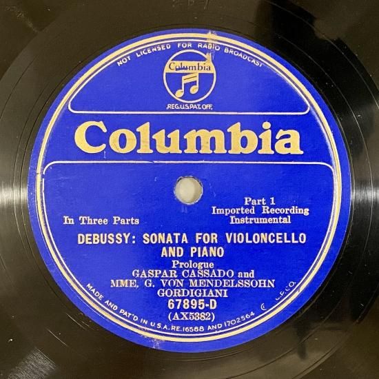 最新な ガスパール・カサド(Vc:1897-1966) チェロとピアノの為の : 弦楽器曲