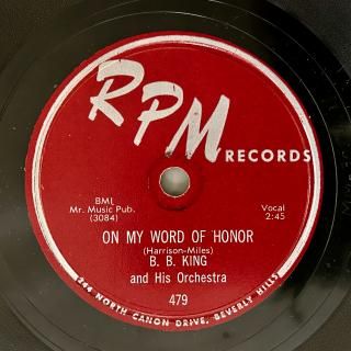 B.B.(vo,g:1925-2015): ON MY WORD OF HONORBIM BAM