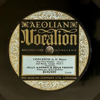 ꡦˡ(Vn:1893-1966): 2ĤΥΰ٤ζնʥûĴBWV.10432ھ-르סʥХåϡ