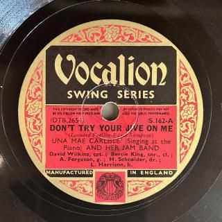 ʡᥤ饤(vo,p:1915-56) : DON'T TRY YOUR JIVE ON MELOVE WALKED IN