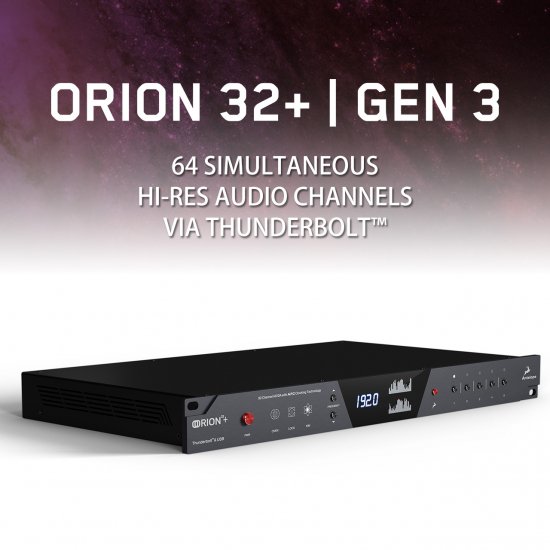 【隠れた名機！】 Orion32+ | Gen 3（Thunderbolt(TM) & USB Interface）