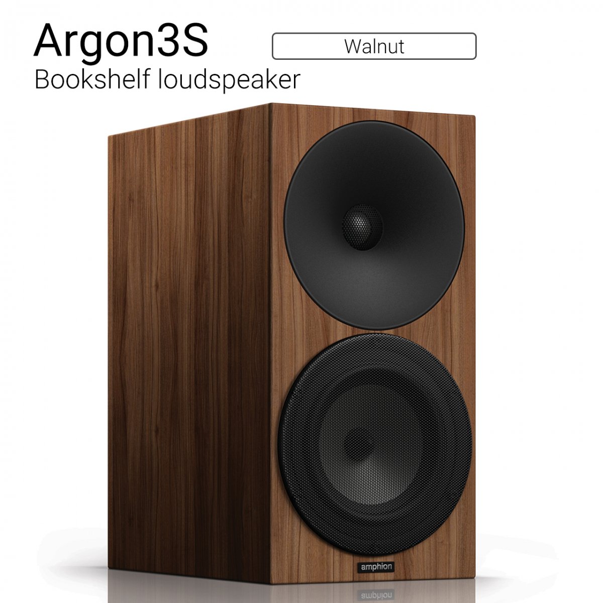 【パワフル＆ナチュラルサウンド】Argon3S （Walnut） Bookshelf loudspeaker【ペア】