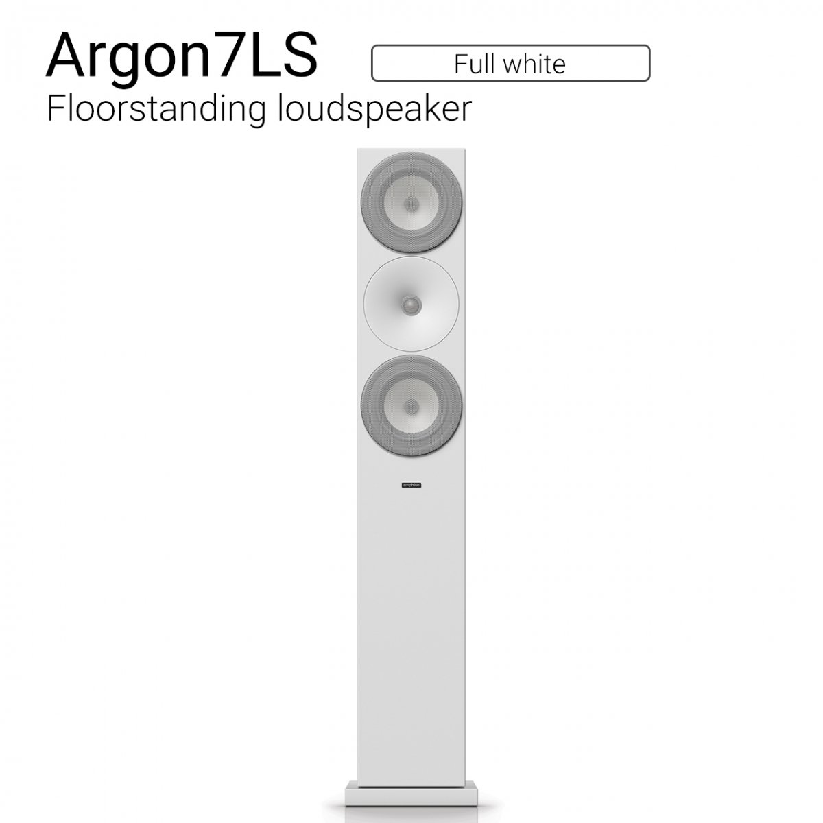 Argon7LS （Full white） Floorstanding Loudspeaker【ペア】