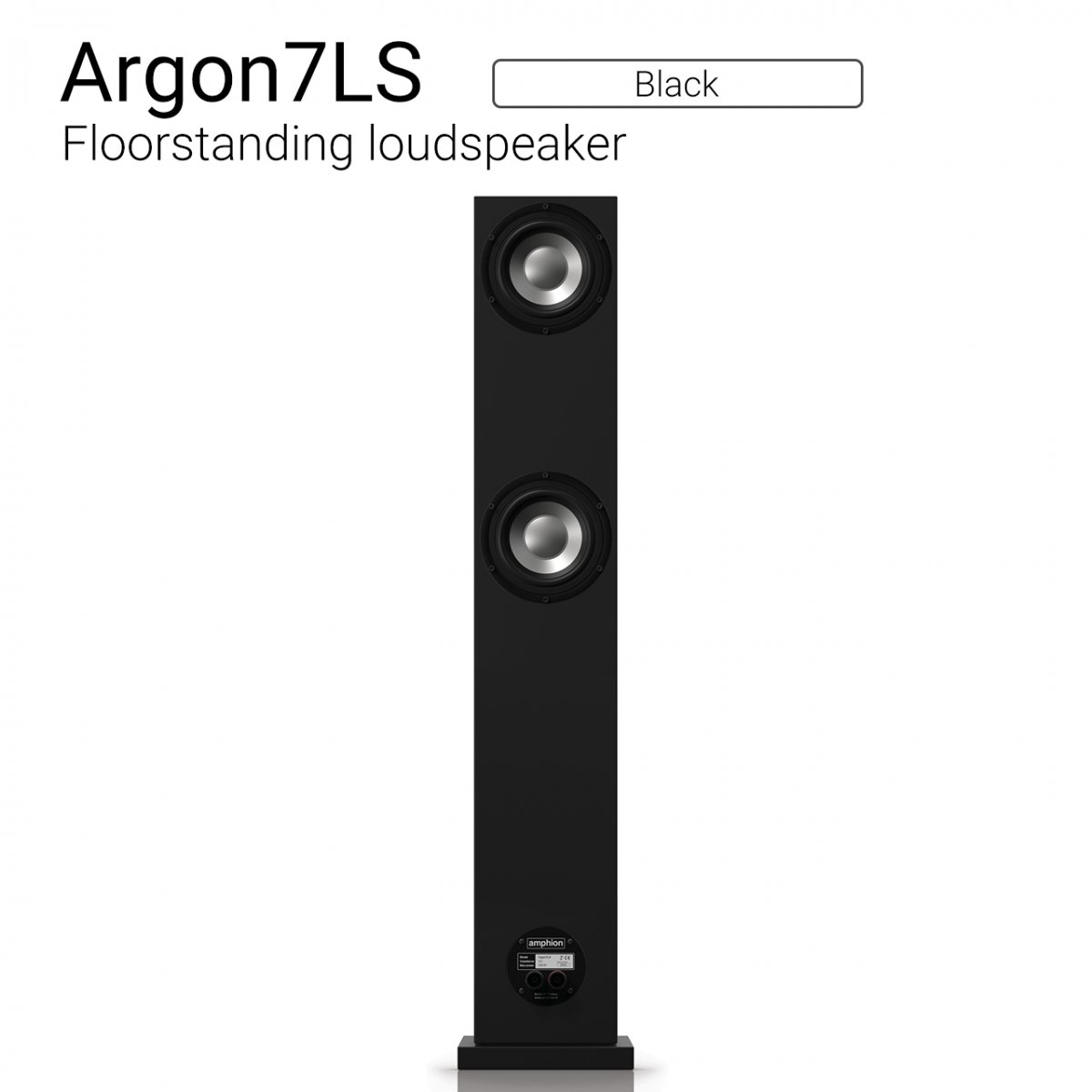 Argon7LS （Black） Floorstanding Loudspeaker【ペア】