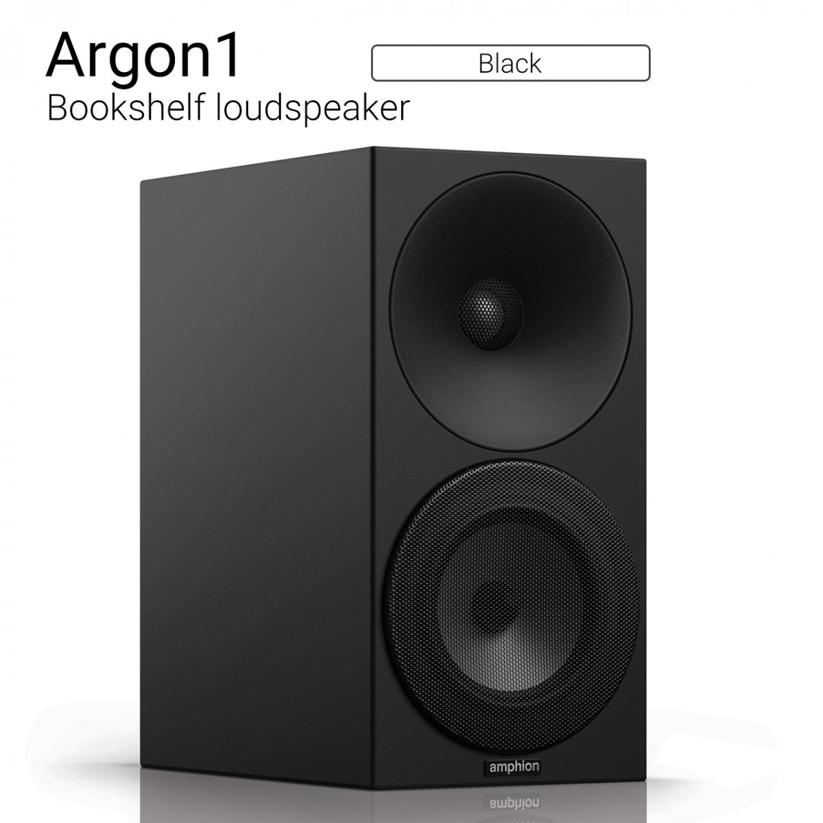 【シンプル＆ナチュラルサウンド】Argon1 （Black） Bookshelf loudspeaker【ペア】