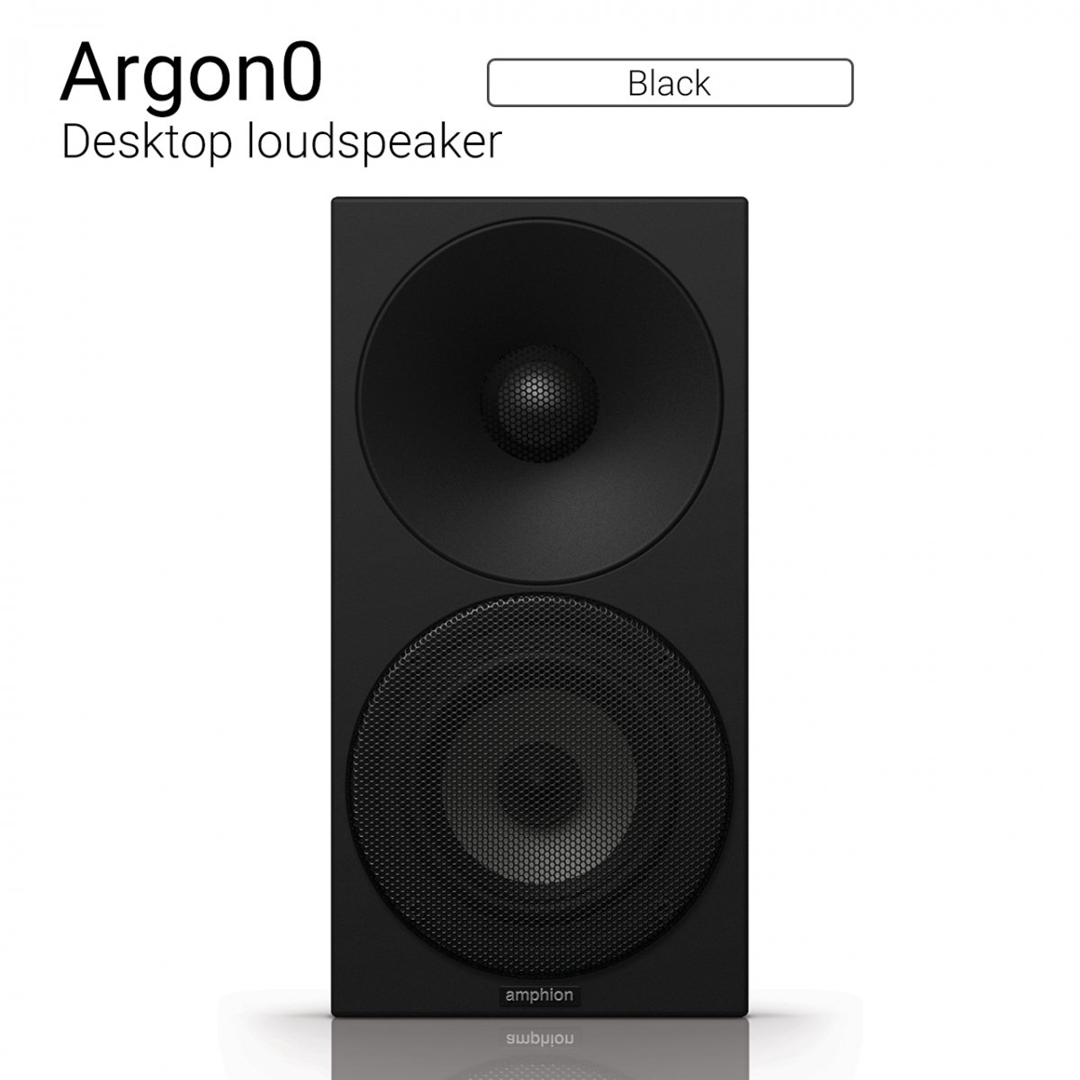 【シンプル＆ナチュラルサウンド】Argon0 （Black） Bookshelf loudspeaker【ペア】