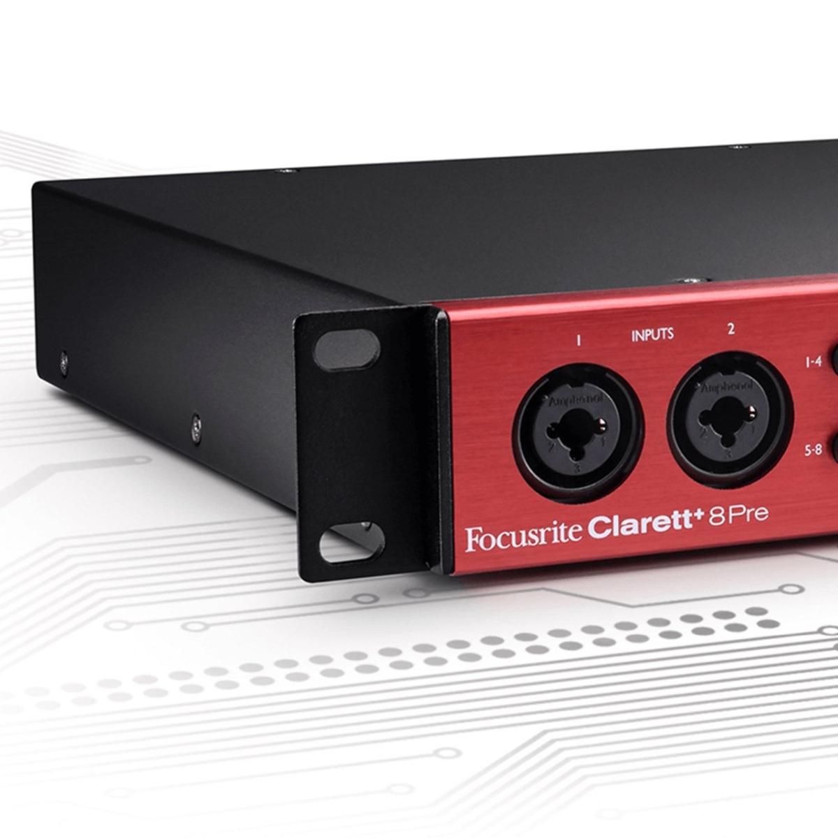 Focusrite Clarett+ 8Pre | 18入力/20出力USBプレミアムUSB