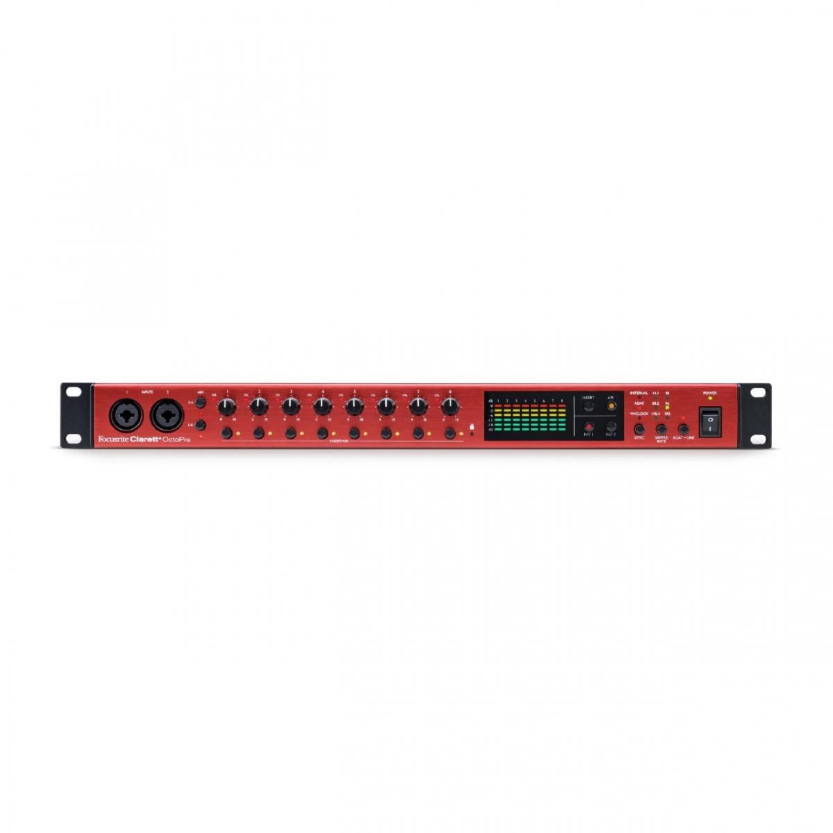 【美品！】Focusrite Clarett OctoPre マイク プリアンプ Focusrite Clarett+ OctoPre | プロ品質8イン/8アウトADATマイクプリ