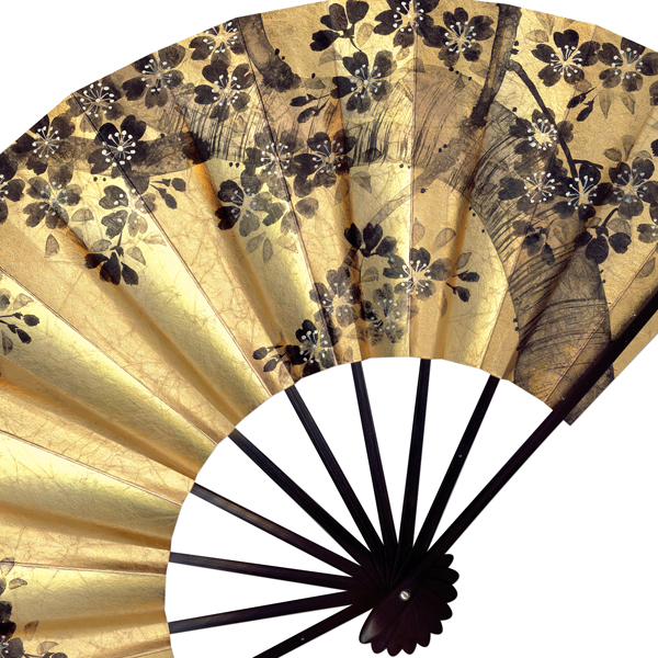 両面金 舞扇子　10本セット　29cm 飾り京扇子 舞扇子タイプ 紅葉/藤 Xe112 - itotsune