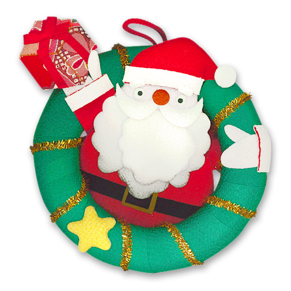 クリスマス ドア サイン すかっ クリスマス リース サンタ クロース 