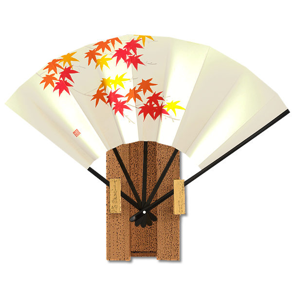 飾り京扇子 都の四季 紅葉 T013 - itotsune