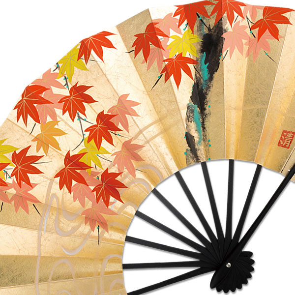 舞扇 舞扇子 お買得 少々難 金雲に桜 踊り用 よさこい 在庫限り