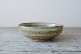 【森山窯】スープ鉢　4.5寸　糠釉