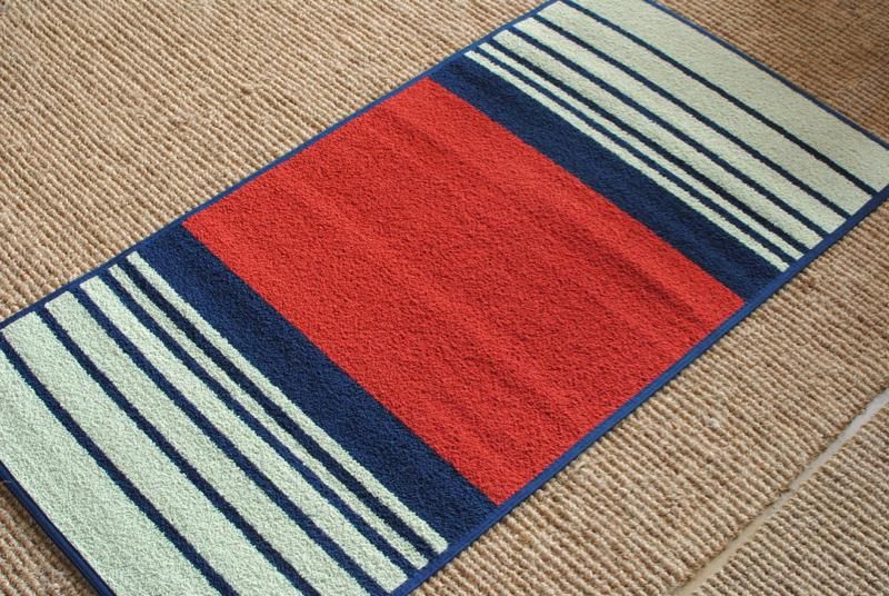 倉敷緞通】玄関マット大 No.2柄 - 民藝のある暮し「手しごと」