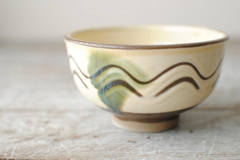 小鹿田焼・黒木昌伸窯】3.5寸汁椀 指描き - 民藝のある暮し「手しごと」