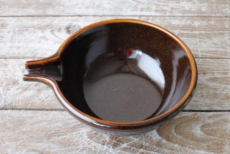 小久慈焼・手付鉢・岳芳 小久慈焼・手付鉢・岳芳