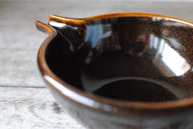 小久慈焼】6寸片口 飴 - 民藝のある暮し「手しごと」