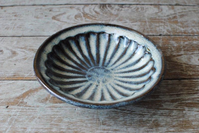 丹波焼・俊彦窯】5寸平鉢 海鼠釉 - 民藝のある暮し「手しごと」