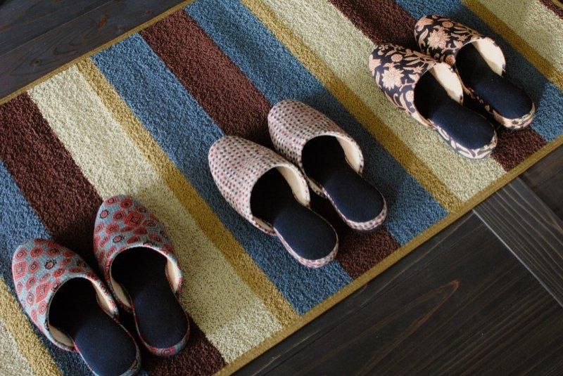 緞通　玄関マット 倉敷緞通】玄関マット大 旧No.18柄 - 民藝のある暮し「手しごと」