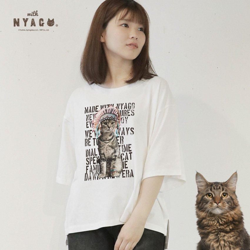 女の子プリント肩開き半袖Tシャツ(90cm オフ ホワイト): キッズ