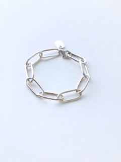 mille / silver chainブレスレット
