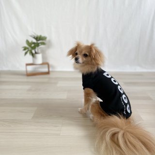 DOGGO/犬用Tシャツ(ディープブラック)/ペアルック可