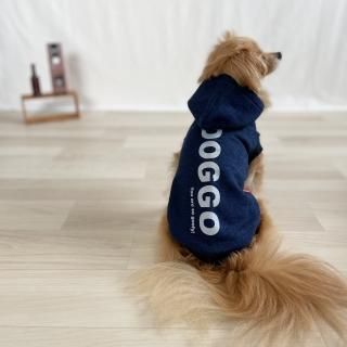 DOGGO/犬用インディゴパーカー/愛犬とお揃い可の商品画像