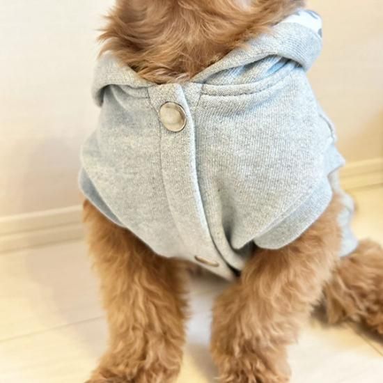 Amazon | 犬服 フード付きデニムジャケット 夏 通気 春秋薄型
