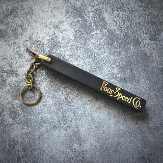 The old hotel key had a key ring that looked like thisBLACK