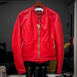 BOLD'OR  SIZE:38  RED COWHIDE  