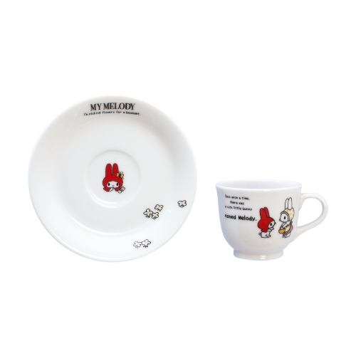 マイメロディ赤ずきん デミタスカップ＆ソーサー 金正陶器
