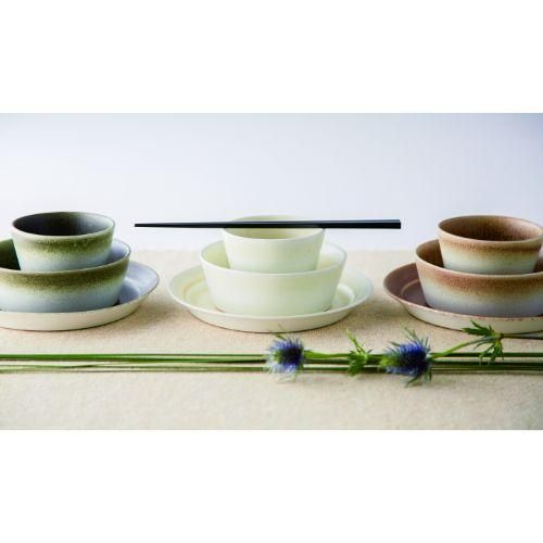 ボール  13cm（茶）利休 M.STYLE 磁器 