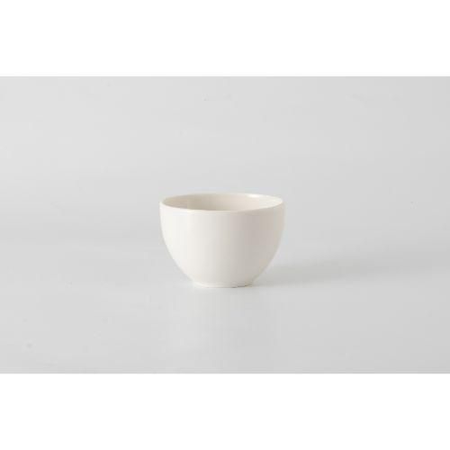 白磁楕円煎茶碗 130cc （白） 光陽陶器