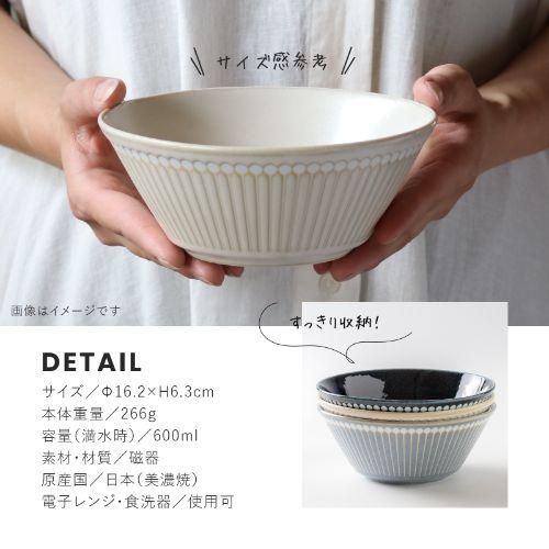 貝殻型 陶器ボウル 青白 s-