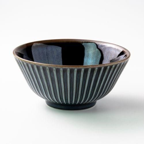 ライスボウル 14cm（青） 窯変SENDAN みのる陶器 Minorutouki 磁器