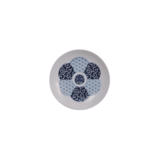 豆皿 寿紋 11cm（青）こもん KIHARA M.STYLE 磁器 有田焼