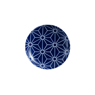 取皿 麻の葉 15cm（青）こもん KIHARA M.STYLE 磁器 有田焼