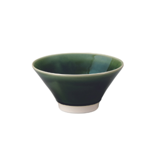 ヌードルボール 18・21cm（緑）梁山 隠れ窯 磁器 美濃焼