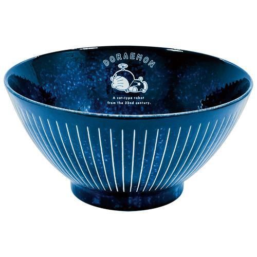 ドラえもんインディゴ ヌードルボウル 18cm（青）金正陶器