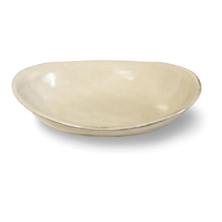 窯変オーバルカレー 24cm（白） M.STYLE 陶器 