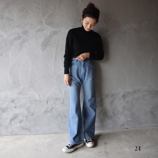 epa ✖️ BIG JOHN flare jeans 25 ライトブルー