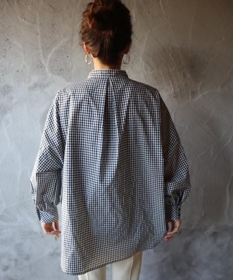 肌触りがいい gingham check shirt - ëpa トップス