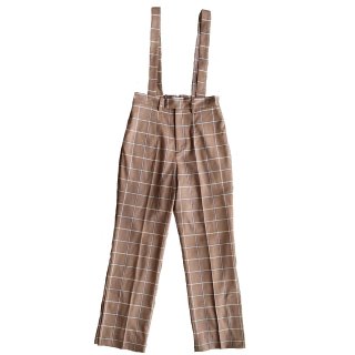 <img class='new_mark_img1' src='https://img.shop-pro.jp/img/new/icons41.gif' style='border:none;display:inline;margin:0px;padding:0px;width:auto;' />[SALE]check suspender pants