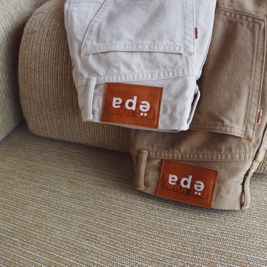 epa / high rise wide jeans(Ecru)