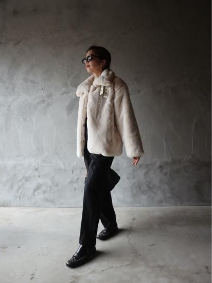 epa エパ eco fur coat\"WHT\" epa エパ eco fur coat WHT