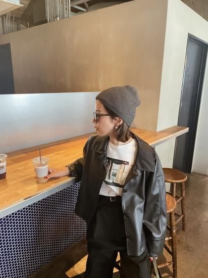 eco leather jacket - ëpa